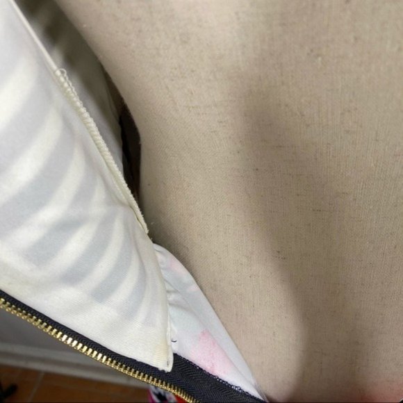 Eliza J Striped Floral Dress Size 8 - Picture 6 of 7